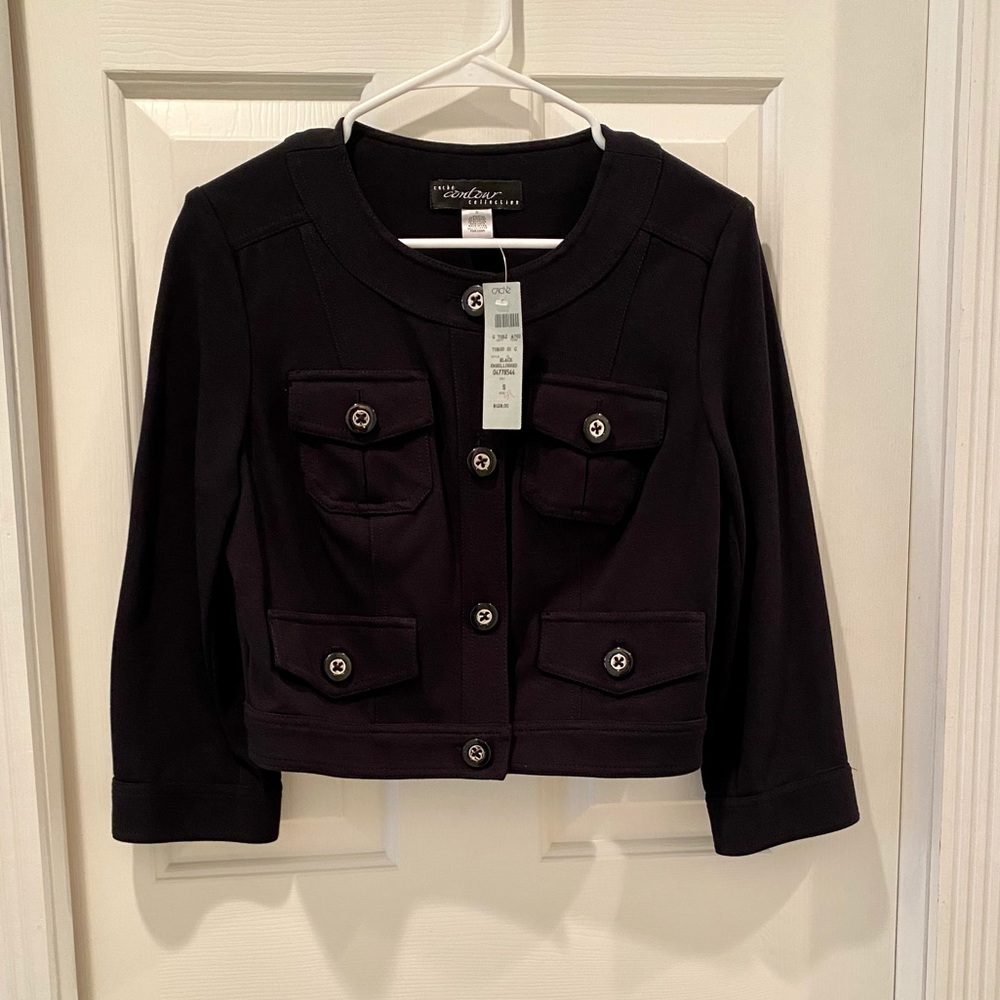 Cache waist length dress jacket